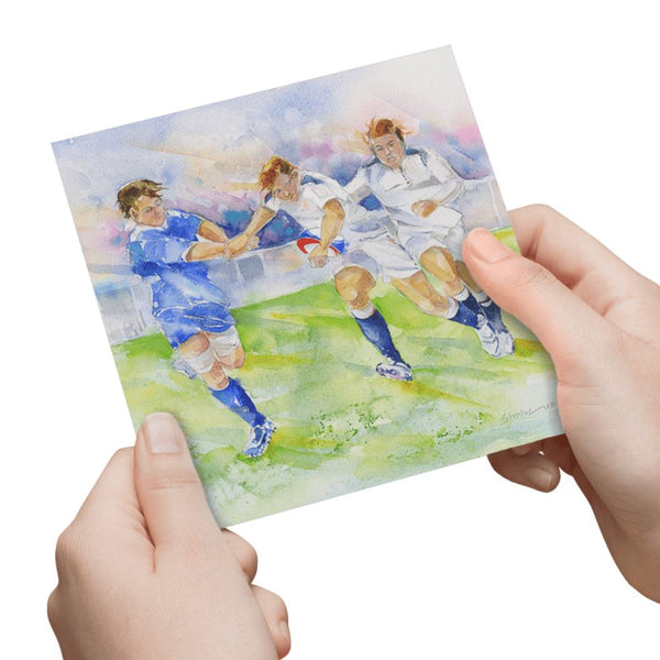 Rugby Greeting Card