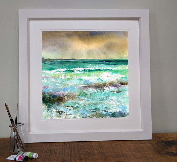 After the Storm - Seascape Art Print designed by artist Sheila Gill