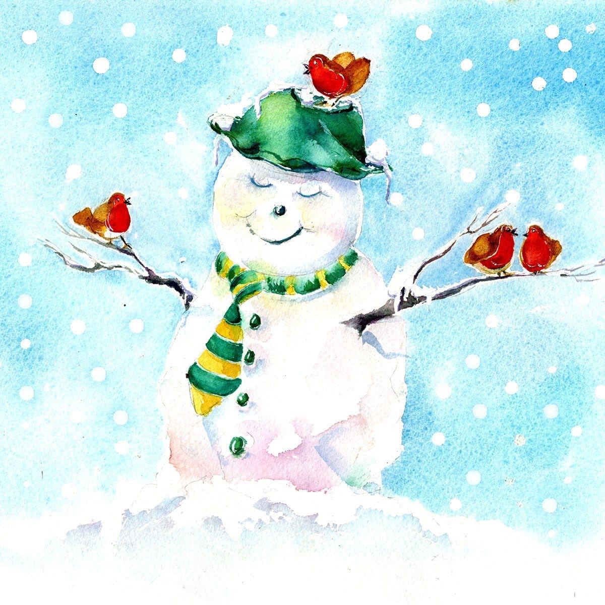 Singalong a Snowman Christmas Card Pack Sheila Gill Fine Art
