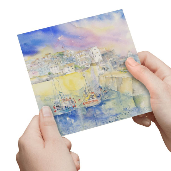 St Ives, Cornwall Greeting Card designed by artist Sheila Gill