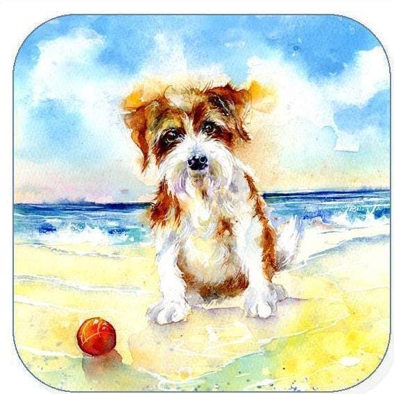 Terrier Dog Coaster Sheila Gill Fine Art