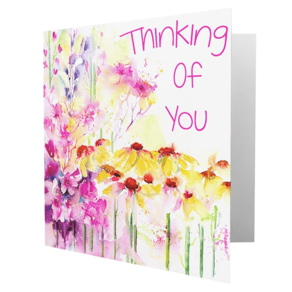 Thinking of You Greeting Card designed by artist Sheila Gill
