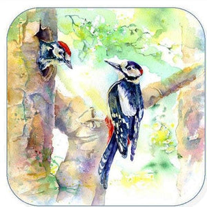 Woodpecker, Bird - Coaster Sheila Gill Fine Art